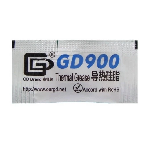 10x Термопаста GD900 0.5 г, пакетик, термо паста