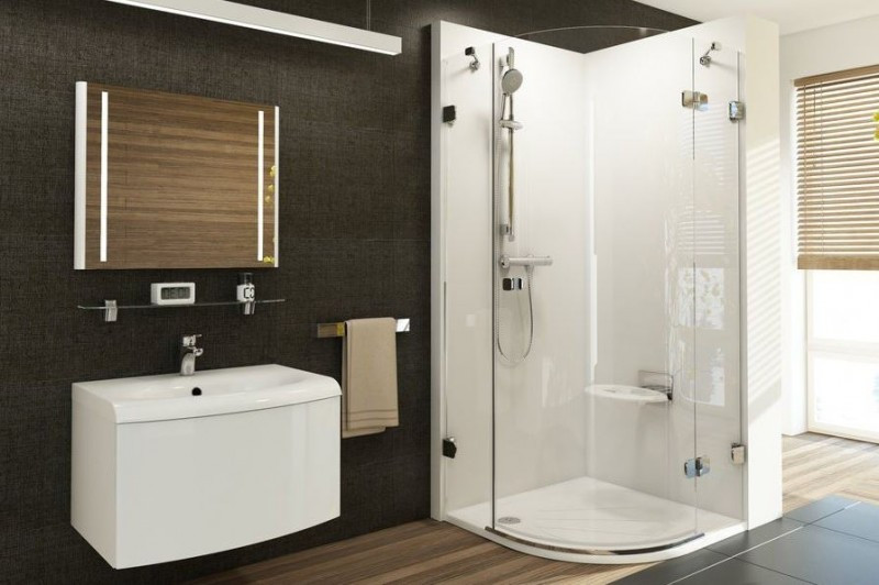 Душовий куточок Ravak Brilliant BSKK3-90 R профіль хром, прозоре скло, правобічний 3UP77A00Y1