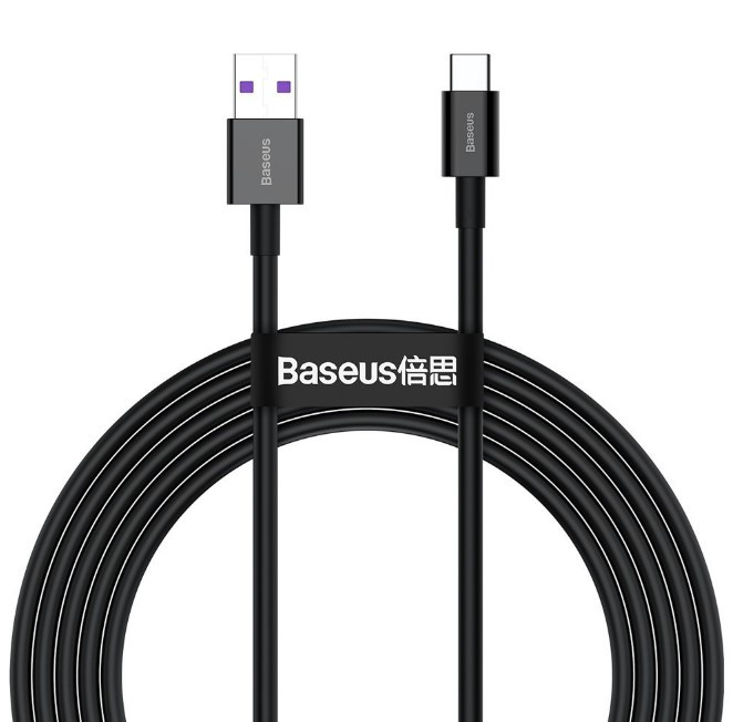 Кабель Baseus Superior Series Fast Charging Data Cable USB to Type-C 66W 2м Black (CATYS-A01)