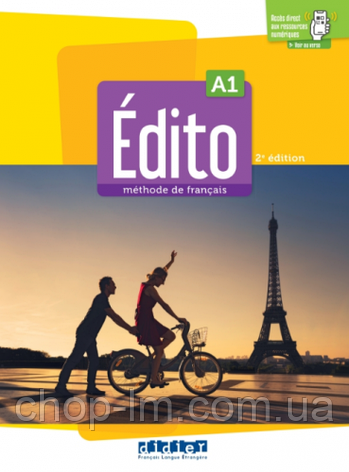 Édito 2e Édition A1 Livre de l'eleve avec didierfle.app / Підручник з французької мови, фото 1