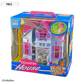 Іграшковий будиночок F611 Розкладний (Рожевий) - MegaLavka