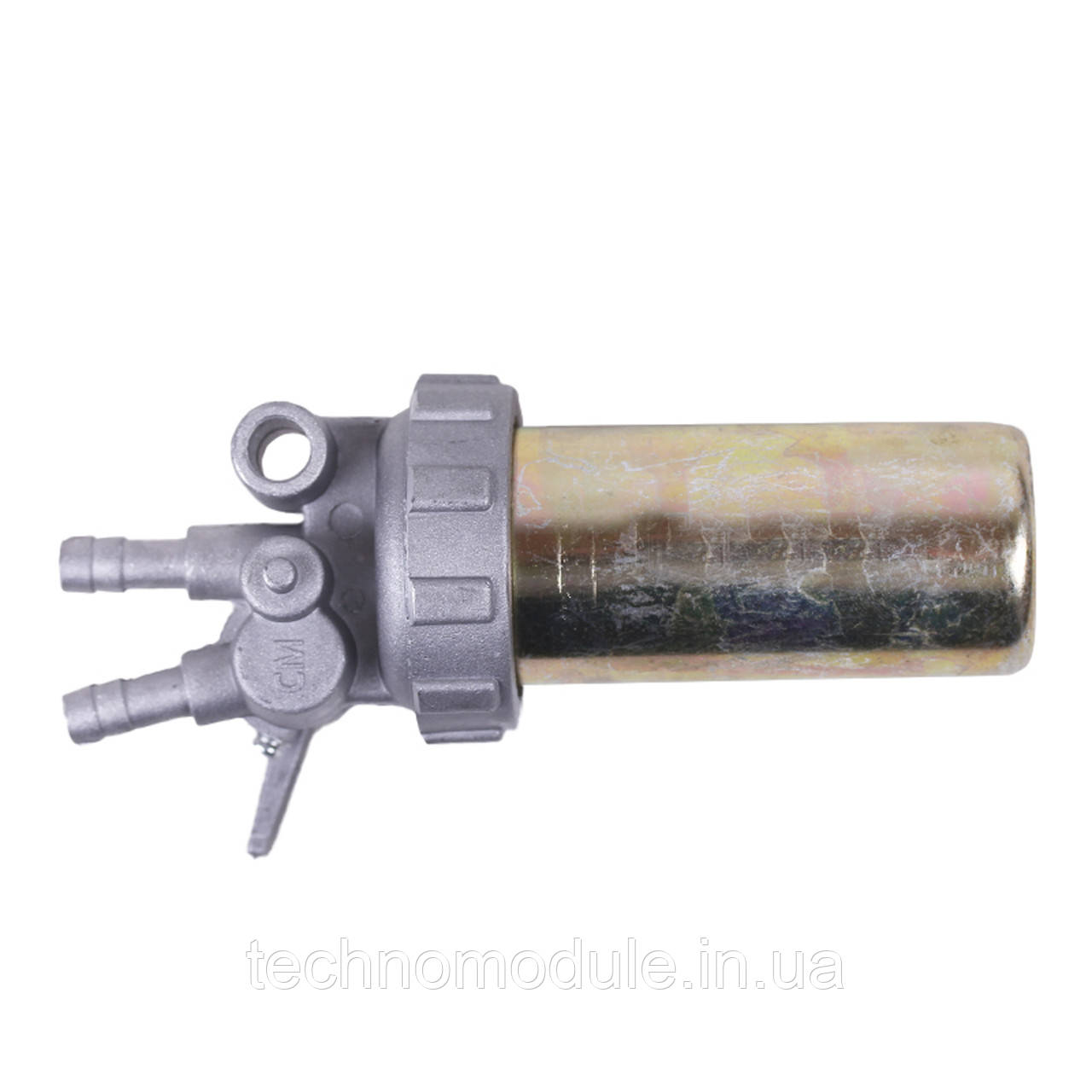 Кран паливний залізний стакан R195, фото 1