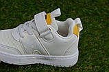 Весняні дитячі кросівки Jong Golf сітка білий р28-30, фото 6