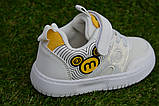 Весняні дитячі кросівки Jong Golf сітка білий р28-30, фото 7