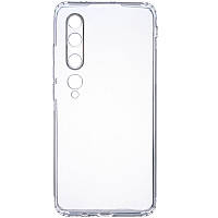 Тонкий прозрачный чехол GETMAN Transparent для Xiaomi Mi 10 / Mi 10 Pro | толщина 1 мм Бесцветный (прозрачный)