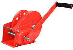 Ручна лебідка канатна Forte HWC-1200B  (545 кг) довжина троса 10 м, зубчасті колеса посилені (121863)