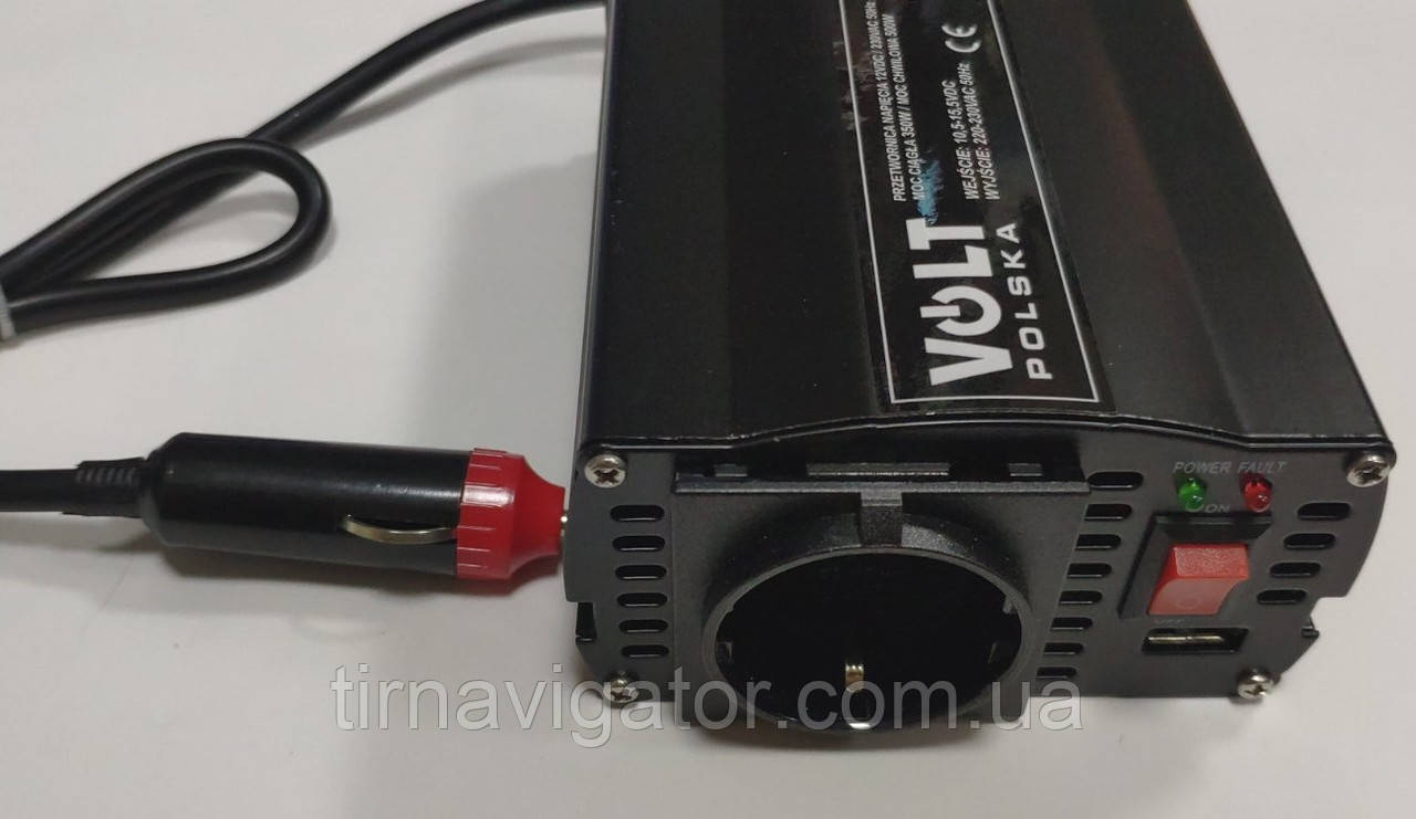 Інвертор VOLT POLSKA 12V/220V IPS500 PLUS USB (350W/500Wmax)