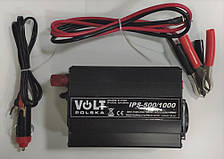Інвертор напруги автомобільний Volt Polska 24V/220V IPS500/1000 (500/1000W max)