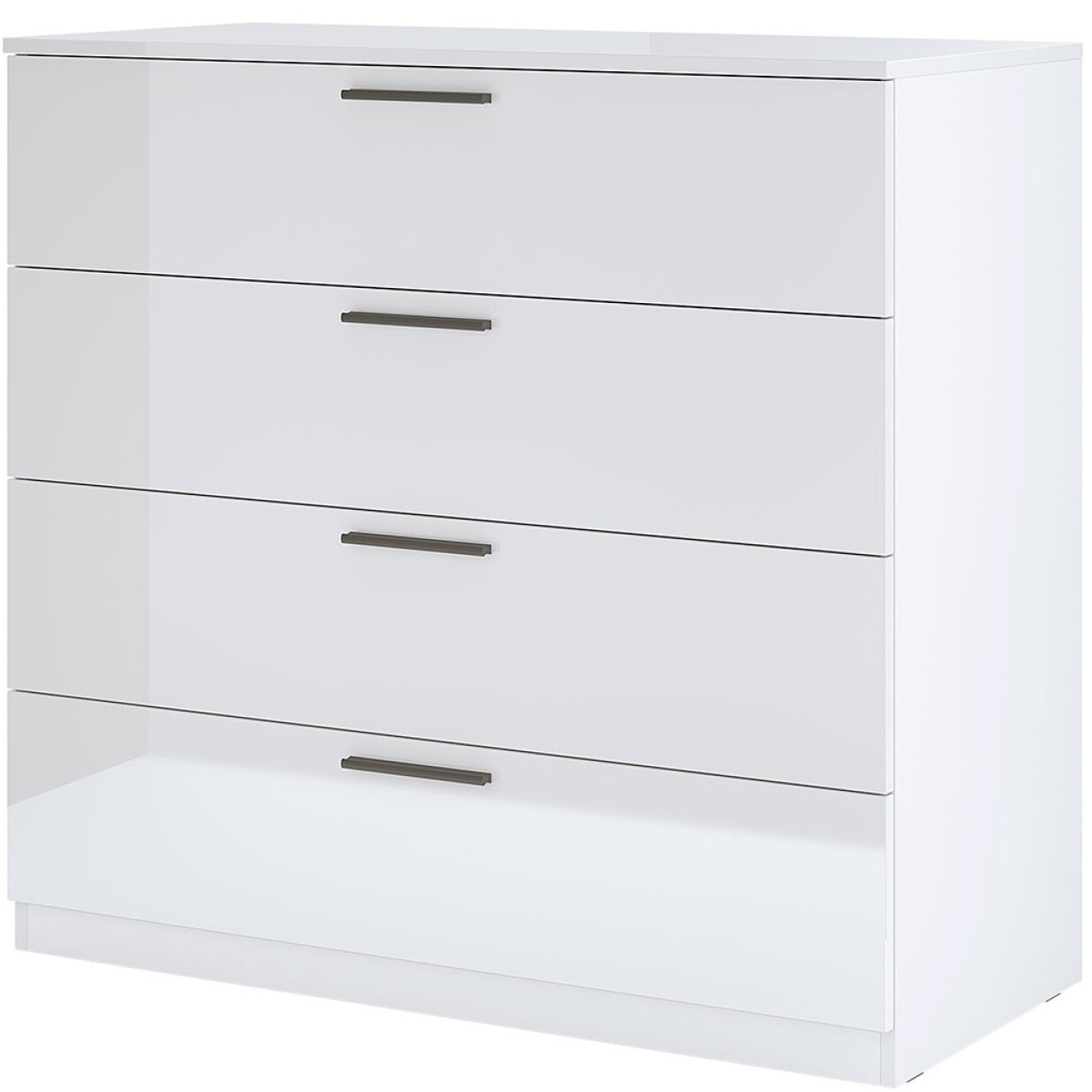 Комод 4 шх Happy / Хеппі Глянець Білий ТМ Міро Марк