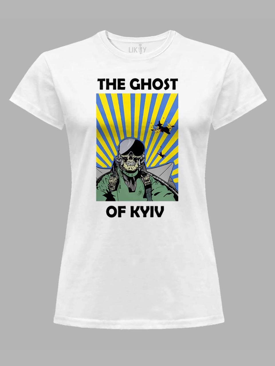 Футболка жіноча з принтом "The Ghost Of Kyiv" (220313)