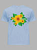 Футболка чоловіча з принтом "Українські соняшники" (220828), фото 3
