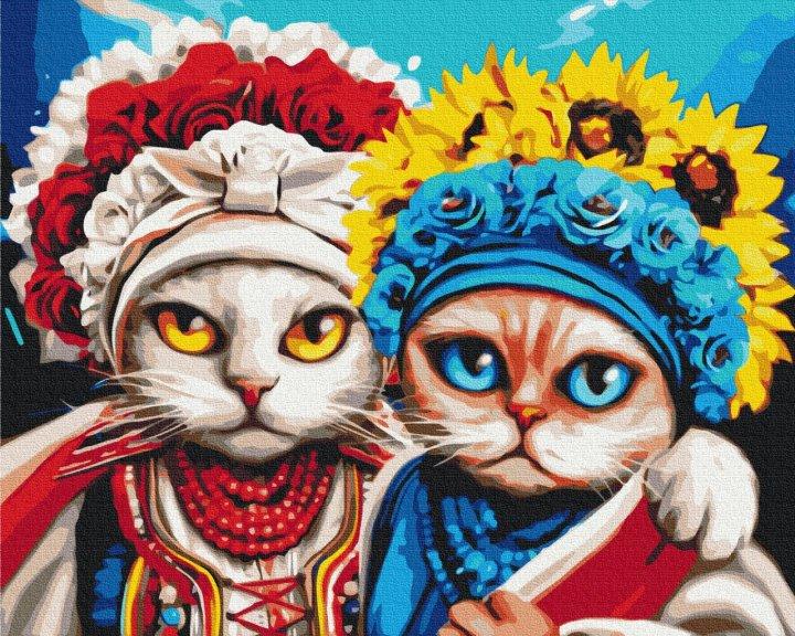 Картина за номерами Brushme, Лапка підтримки 40х50 см