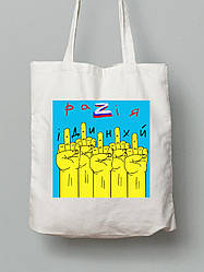 Екосумка з бавовни 38х40см з принтом "раzія іди НХЙ" (220305)