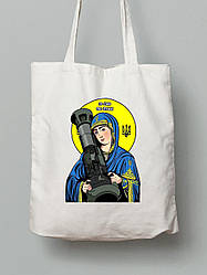 Екосумка з бавовни 38х40см з принтом "In Law We Trust" (220310)