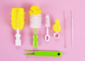 Набір йоршиків для миття пляшечок Зелений 40103