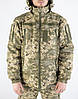 Тактична зимова куртка піксель ММ-14 ЗСУ (Softshell+пух), фото 10