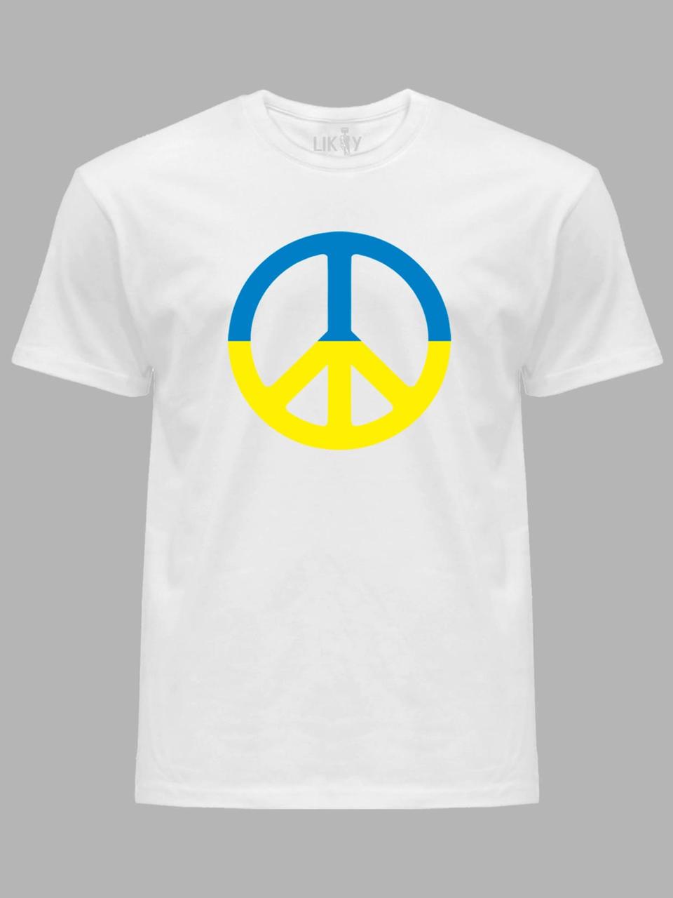 Футболка чоловіча з принтом "PEACE" (22042159)