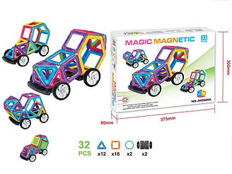 Конструктор магнітний MAGIC MAGNETIC JH6886A 32 деталей