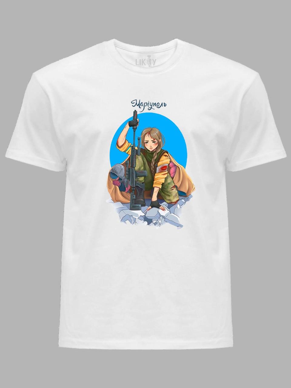 Футболка чоловіча з принтом "Маріуполь - Місто Герой" (22042179), фото 1