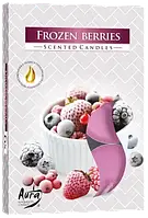 Свічка таблетка заморожені ягоди , Bispol 6 штук в коробці