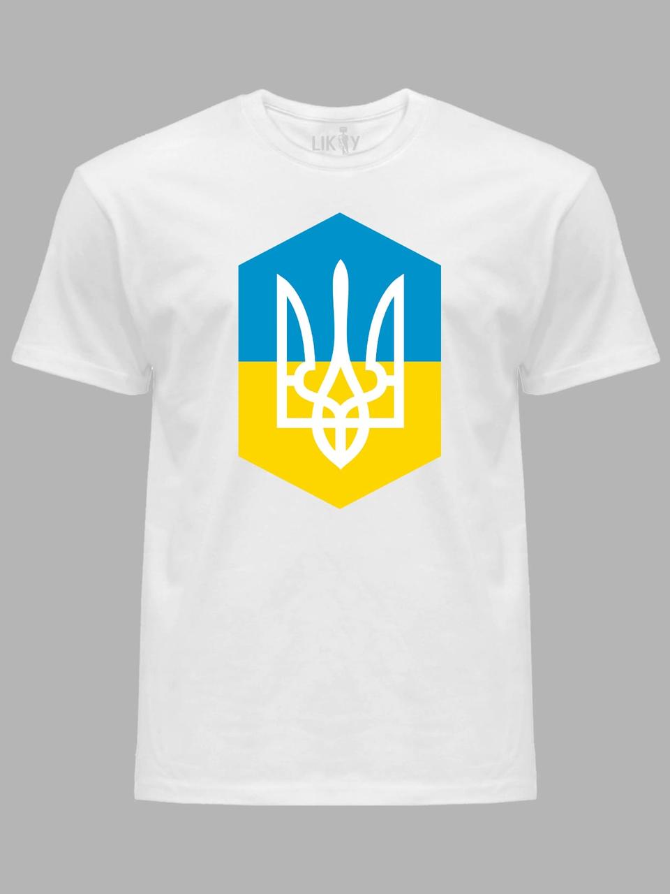 Футболка чоловіча з патріотичним принтом "Український герб" (220739), фото 1