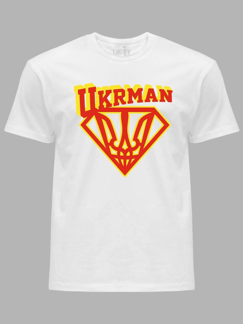 Футболка чоловіча з принтом "Укрмен" (220807), фото 1