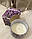 Свічка ароматизована у склянці Lavender "Лаванда" 20 годин горіння 100g Angels Aura Bispol, фото 3