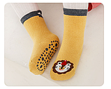 Дитячі махрові шкарпетки з антиковзною підошвою, фото 2
