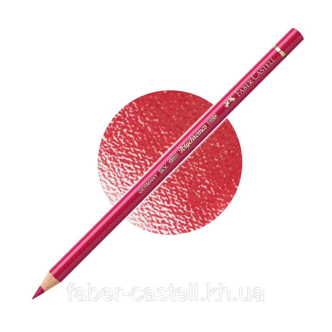 Олівець кольоровий Faber-Castell POLYCHROMOS колір темно-червоний алізарин №226 (Alizarin Crimson), 110226