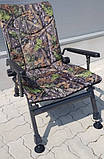 Коропове крісло Elektrostatyk з підлокітниками (навантаження до 110 кг)(F5R) Колір: Камуфляж Клен, фото 3
