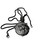 Медальйон Відьмака - Кулон The Witcher Відьмачий круглий Black з рельєфом, фото 3