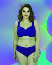 4Купальник для полных SISIANNA 51810 Кейла мята(В НАЛИЧИИ ТОЛЬКО 50 52 54 56 УКР р-ры), фото 5