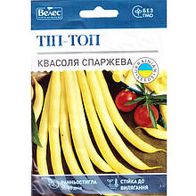 Насіння квасолі спаржевої ранньої «Тіп-Топ» (15 г) від ТМ "Велес", Україна