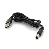 Кабель для планшета USB2.0(M)=> 5.5/2.5mm(M), 0,7м, Black, OEM