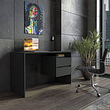 Комп'ютерний стіл MebelProff КС-5, письмовий стіл із двома шухлядами, фото 4