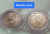 Монета номіналом 2 євро 2022 «Слава Україні» Естонія "SLAVA UKRAINI" в капсулі