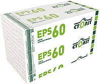Пенопласт "СТОЛИТ" Евро-стандарт М 25 (EPS-60) ( 50мм) 1х1м. (12лис./упак.)