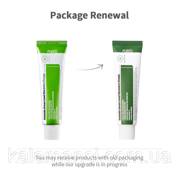 Восстанавливающий крем для лица PURITO Centella Green Level Recovery Cream 50мл - фото 2 - id-p1023514894