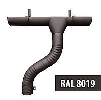 Водосток металлический цветной с полимерным покрытием RAL 8019