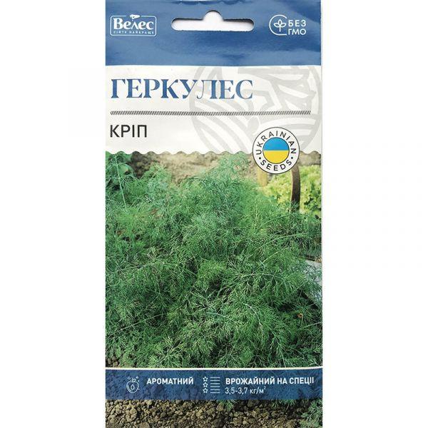 Насіння кропу середньостиглого "Геркулес" (4 г) від ТМ "Велес", фото 1