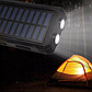 Павербанк Powerbank Solar Charger на сонячній батареї 20 000 mAh, фото 7
