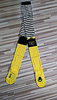 Детские колготки TIP-TOP Conte-kids веселые ножки 116-122, Жовті полосаті з вушками
