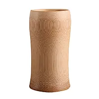 Японська еко чашка/підставка з натурального бамбука, 350 мл, h 12,5 см, d 6,5 см.
