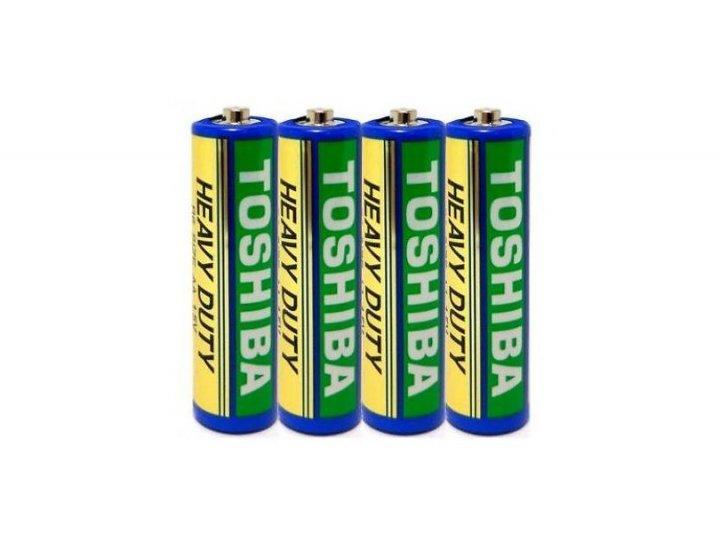 Батарейка солевая TOSHIBA R6 AA Heavy Duty (1 батарейка) - фото 1 - id-p1084263135