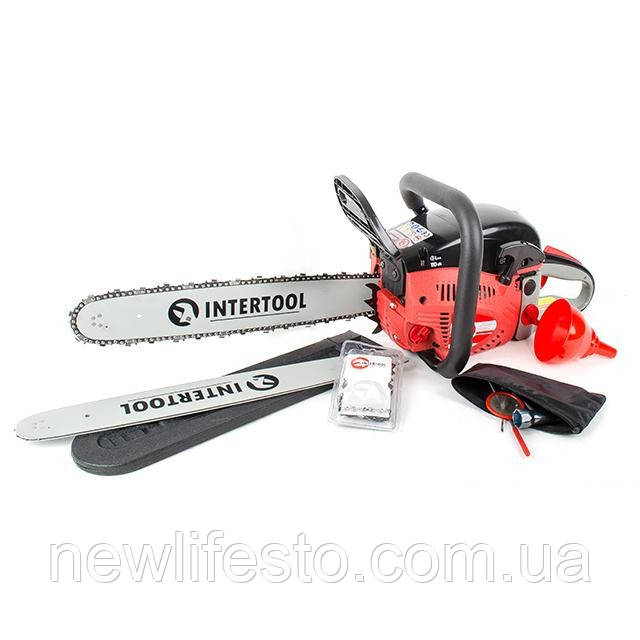 Мотопила цепная, 2.0кВт/2.7 HP INTERTOOL DT-2210 - фото 6 - id-p290341110