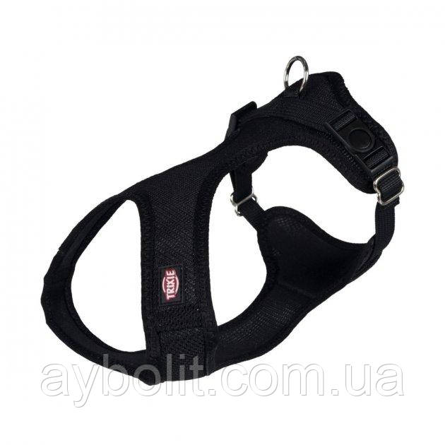 Шлейка Trixie 16288 Soft м'яка XS-S 30-45 см 15 мм Чорна (4047974162613), фото 1