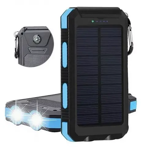 Павербанк Powerbank Solar Charger на сонячній батареї 20 000 mAh малий, фото 1