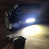 Ручний світлодіодний ліхтарик 400 люмен на акумуляторі від USB, фото 6