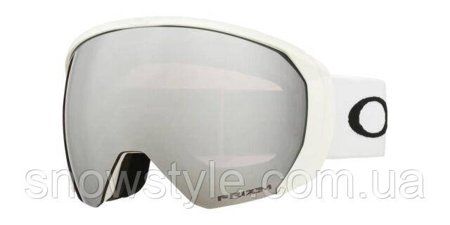 Гірськолижна маска Oakley Flight Path L (XL) Matte White Лінза Prizm Black Iridium S3, фото 1