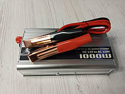 Автомобільний інвертор перетворювач напруги DC/AC 1000W 12 V / 220 V Розетка для акумулятора 12 В на 220 В